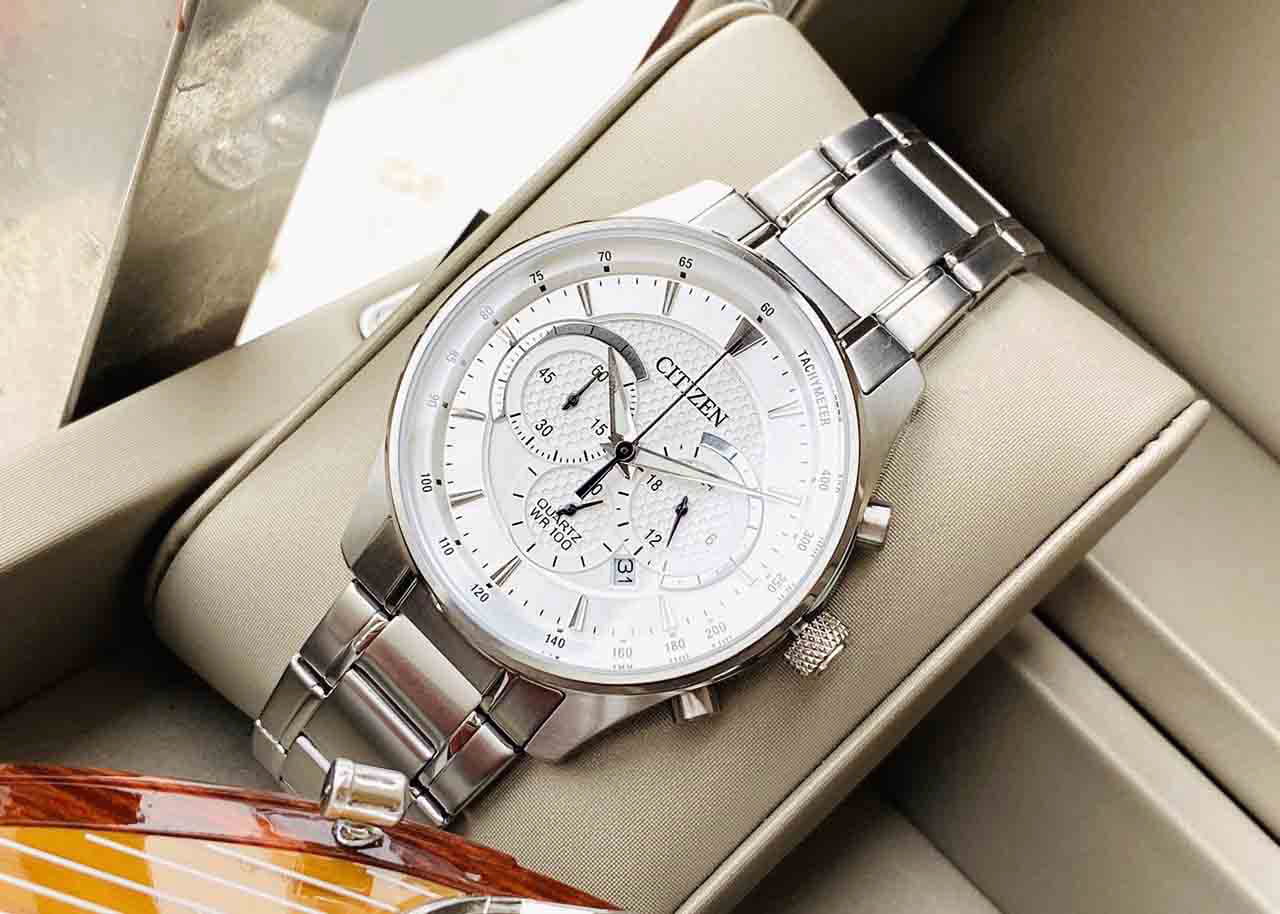 Citizen Citizen Chronograph AN8190-51A  - задняя крышка металл сталь корпуса, япония часы